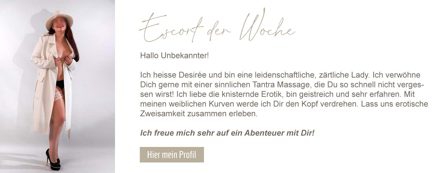 Grande Dame Escort - Escort der Woche Desirèe