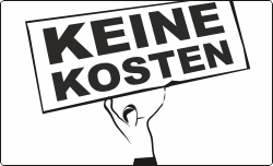 Keine Kosten für die Bewerbung Keine Kosten für die Bewerbung